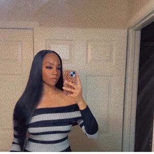 Black 6 by 6 28 inch closure wig human hair 100%